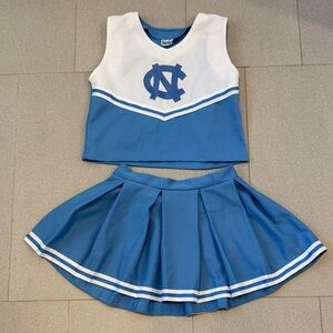 Kids UNC Cheerleader Costume - Blue and White